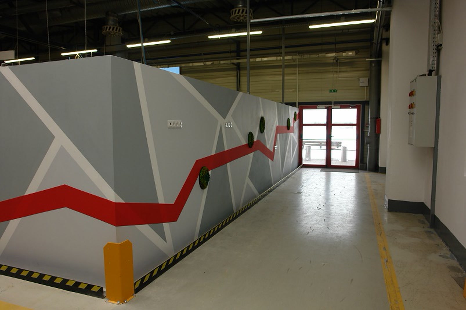 Interior of the Phoenix Mecano Plastic plant in Sibiu