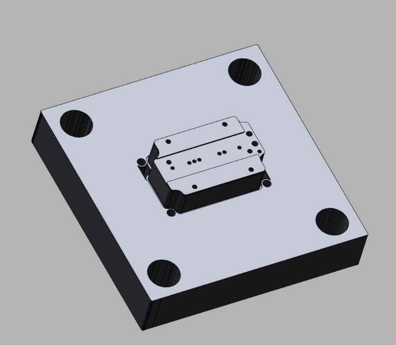 CAD design of an injection mold
